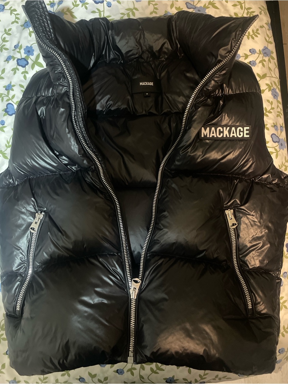 Mackage Black Puffer vest